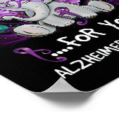 Ik herinner me voor je Alzheimer's bewustzijn Poster (Hoek)