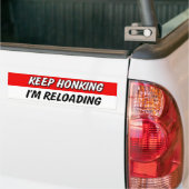 Ik herlaaid Bumpersticker. Bumpersticker (Op Truck)