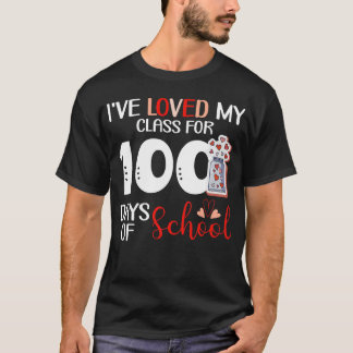 Ik hield al 100 dagen van school van mijn klas. t-shirt