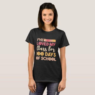 Ik hield al 100 dagen van school van mijn klas. t-shirt