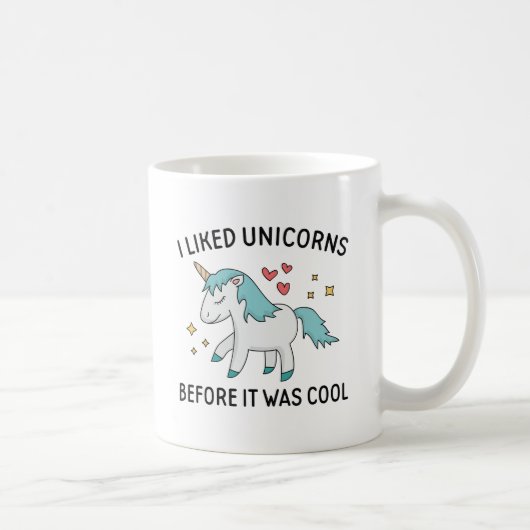 Ik hield van Unicorns Koffiemok (Rechts)
