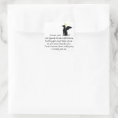 Ik hield zo van je vierkante sticker (Tas)