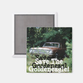 Ik hielp de Goldeneagle van het oude Orchard stran Magneet (Voorkant / Achterkant)