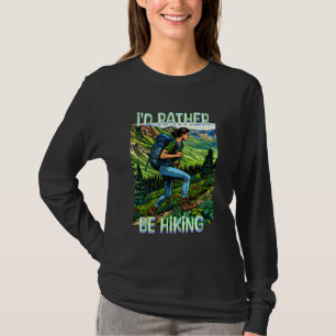 Ik Hike Liever Meisje op de A.T. T-shirt
