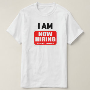 IK HIR NU IN (Meld je vandaag nog aan) T-shirt