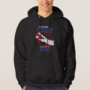 Ik hoef alleen maar naar Nepal te gaan Hoodie