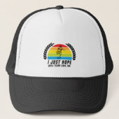 Ik hoop alleen dat beide teams hebben gefaald trucker pet (Voorkant)