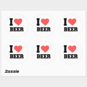 IK HOOP BEER RONDE STICKER (Vel)