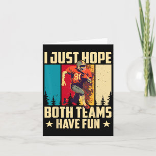 Ik hoop dat beide teams plezier hebben in het Foot Kaart