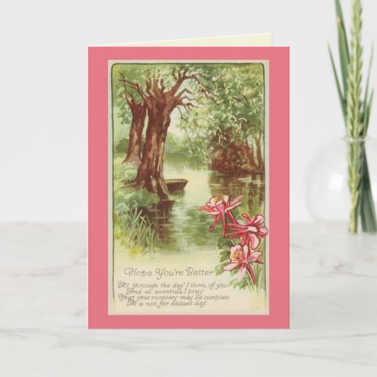 Ik hoop dat je beter bent kaart (Voorkant)