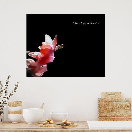 Ik hoop dat je Dance Poster (Keuken)