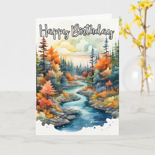 Ik hoop dat je een geweldige verjaardag hebt kaart (Gele Bloem)