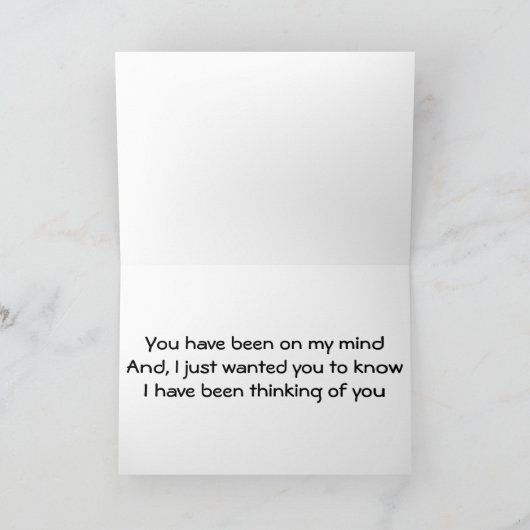 "IK HOOP DAT JE HET GOED DOET" KAART (Binnen)