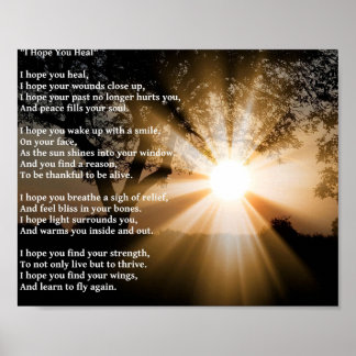 "Ik hoop dat je het Poster hoort"