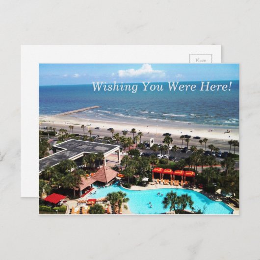 Ik hoop dat je hier Briefkaart was (Voorkant / Achterkant)