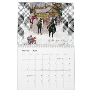 Ik hoop dat je houdt van winter paard kalender