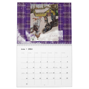 Ik hoop dat je houdt van winter paard kalender