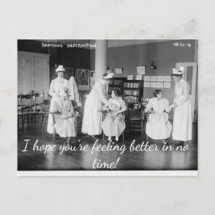 Ik hoop dat je je beter voelt in een Briefkaart vo