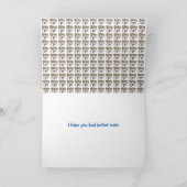 Ik hoop dat je je snel beter voelt kaart (Binnen)