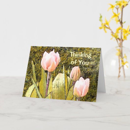 Ik hoop dat je je snel beter voelt kaart (Gele Bloem)