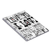 IK HOOP DAT JE Notitieboek Hart Valentijn Journal  (Rechterzijde)