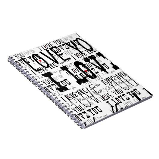 IK HOOP DAT JE Notitieboek Hart Valentijn Journal  (Rechterzijde)