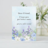 Ik hoop dat je snel beter wordt Kaart (Staand voorkant)