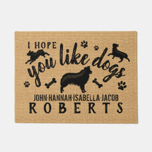 Ik hoop dat je van Dogs Funny Australian Shepherd  Deurmat