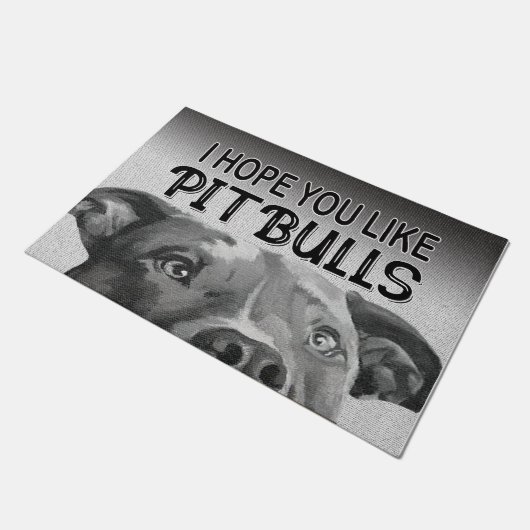 Ik hoop dat je van pitbulls mat houdt, perfecte ho (Schuin)