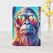 Ik hoop dat je verjaardag legendarisch is | Bigfoo Kaart (Gele Bloem)