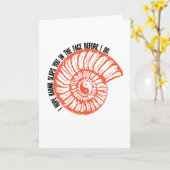 Ik hoop dat karma je in het gezicht slaat.. kaart (Gele Bloem)