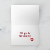 IK HOOP DAT U MIJN ***VALENTIJN*** BENT FEESTDAGEN KAART (Binnen)