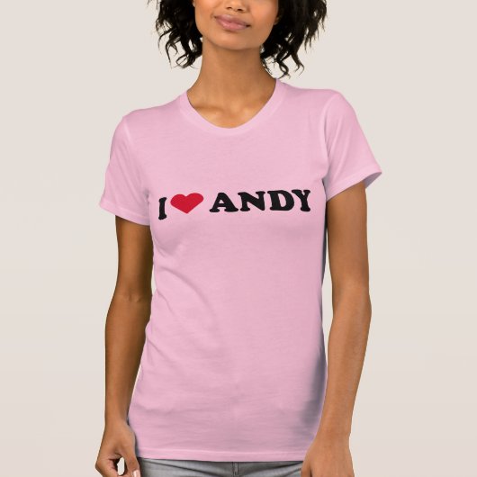 IK HOOP VAN ANDY T-SHIRT (Voorkant)