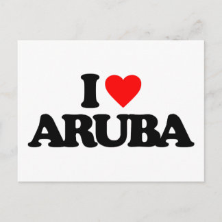IK HOOP VAN ARUBA BRIEFKAART