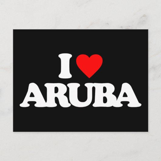IK HOOP VAN ARUBA BRIEFKAART (Voorkant)