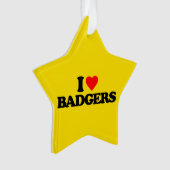 IK HOOP VAN BADGERS ORNAMENT (voorkant)