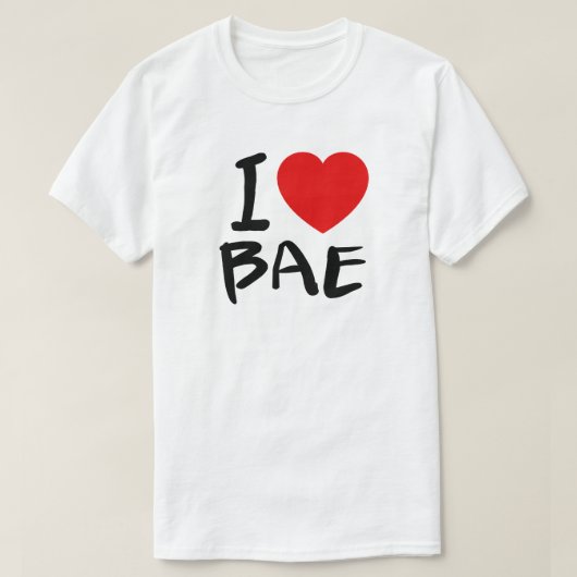 IK HOOP VAN BAE T-SHIRT (Design voorkant)