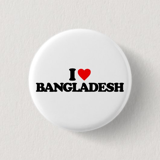 IK HOOP VAN BANGLADESH RONDE BUTTON 3,2 CM (Voorkant)