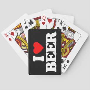 IK HOOP VAN BEER POKERKAARTEN
