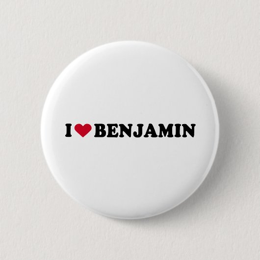 IK HOOP VAN BENJAMIN RONDE BUTTON 5,7 CM (Voorkant)