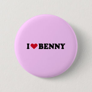 IK HOOP VAN BENNY RONDE BUTTON 5,7 CM