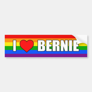 "IK HOOP VAN BERNIE" BUMPERSTICKER
