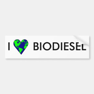 IK HOOP VAN BIODIESEL BUMPERSTICKER