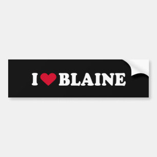 IK HOOP VAN BLAINE BUMPERSTICKER
