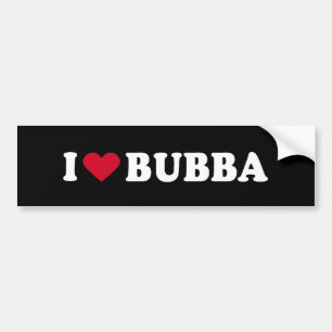 IK HOOP VAN BUBBA BUMPERSTICKER