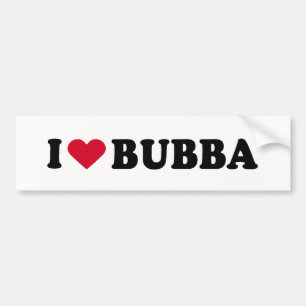 IK HOOP VAN BUBBA BUMPERSTICKER
