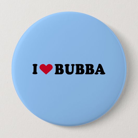 IK HOOP VAN BUBBA RONDE BUTTON 4,0 CM (Voorkant)