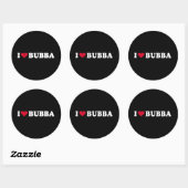 IK HOOP VAN BUBBA RONDE STICKER (Vel)