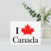 IK HOOP VAN CANADA POSTKAART (Staand voorkant)