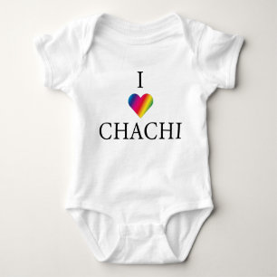 IK HOOP VAN CHACHI RAINBOW HEART ROMPER
